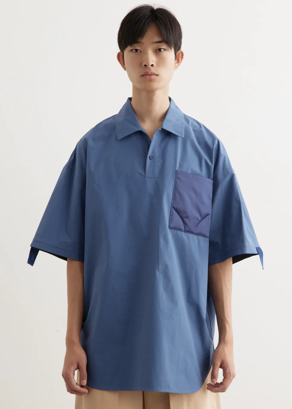 Quilted Pocket Polo Top