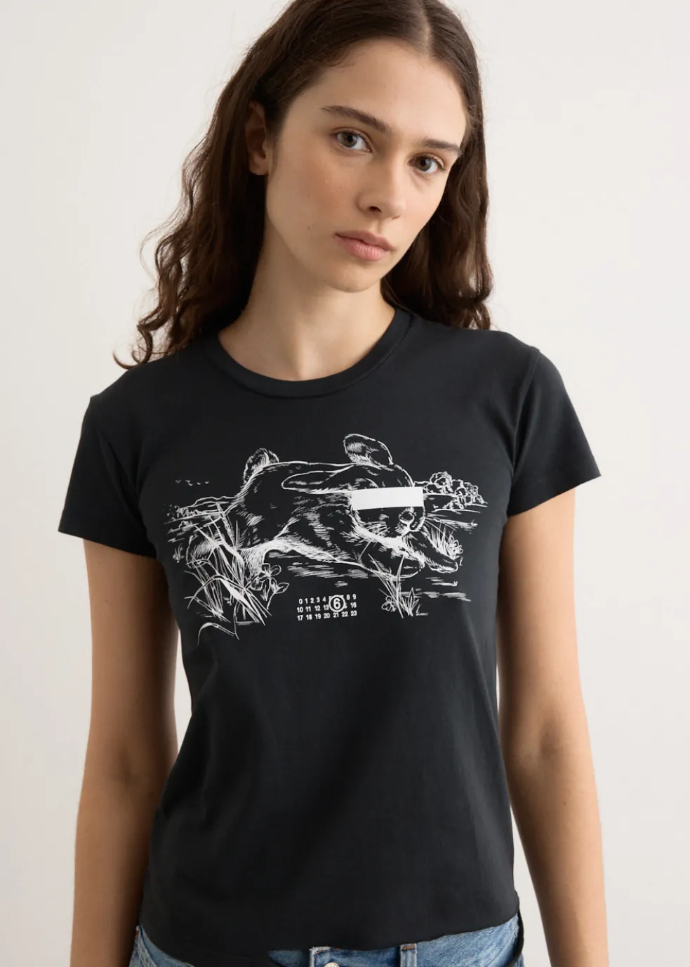 Rabbit Print T-Shirt