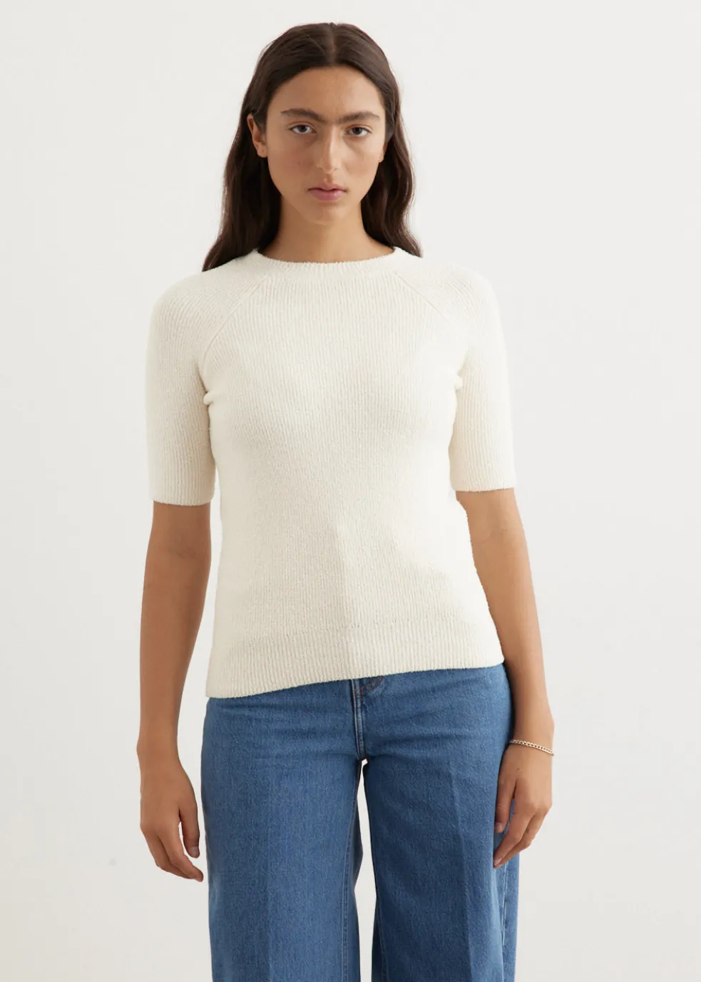 Raglan-Sleeve Terry Knit