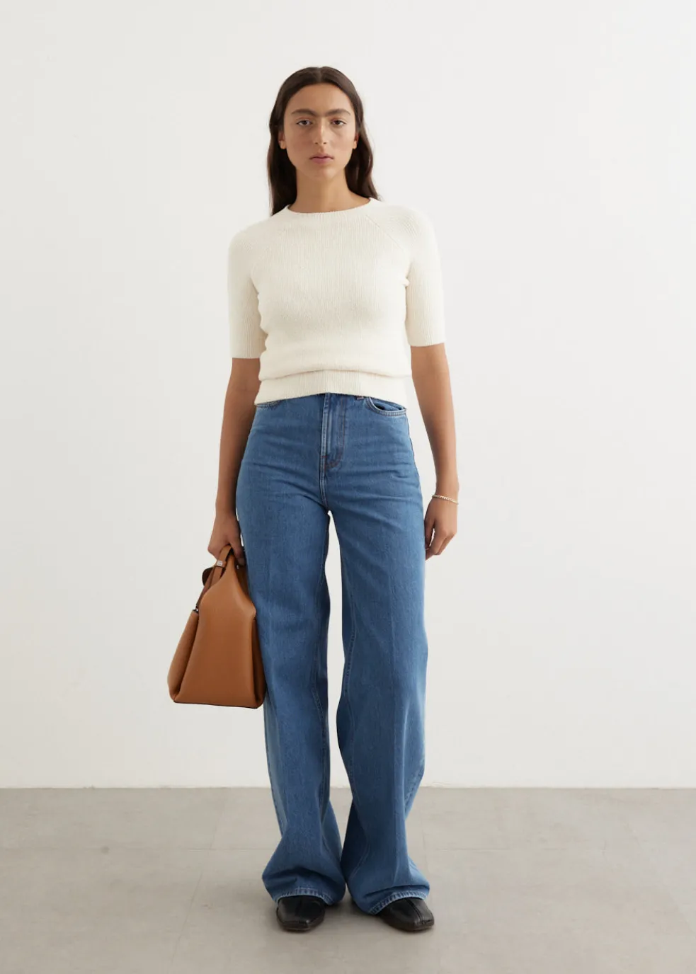 Raglan-Sleeve Terry Knit