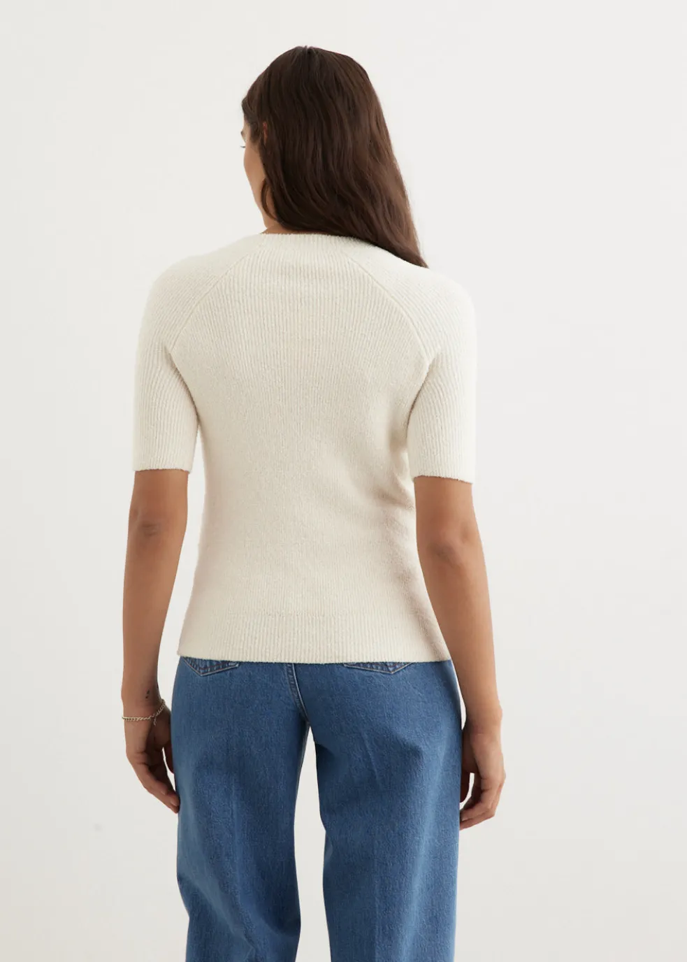 Raglan-Sleeve Terry Knit