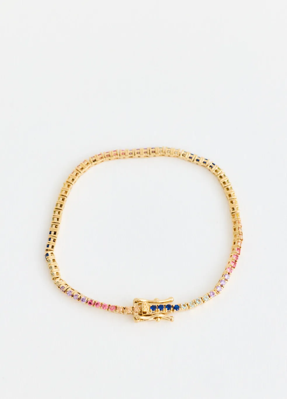 Rainbow Tennis Bracelet