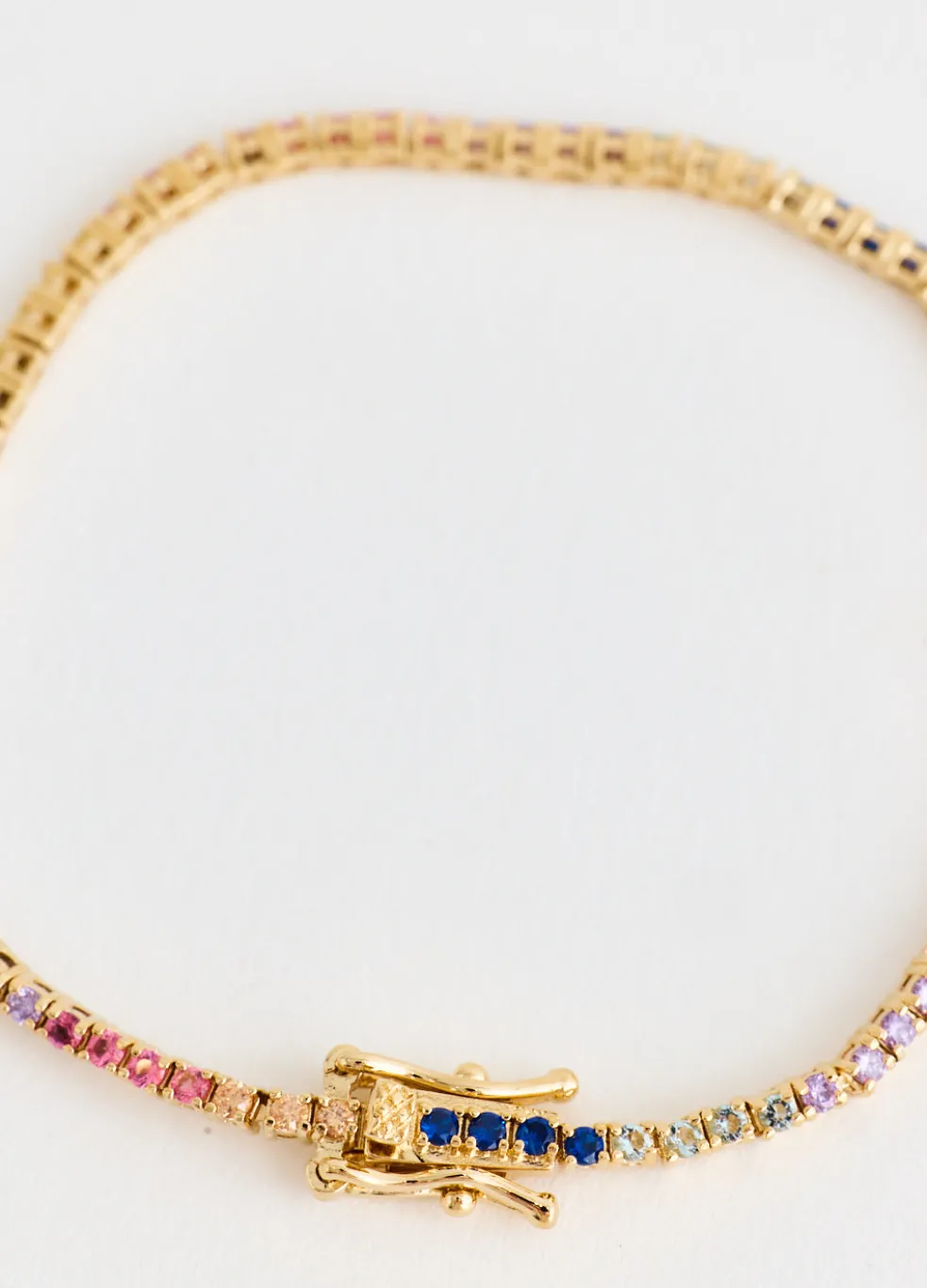 Rainbow Tennis Bracelet