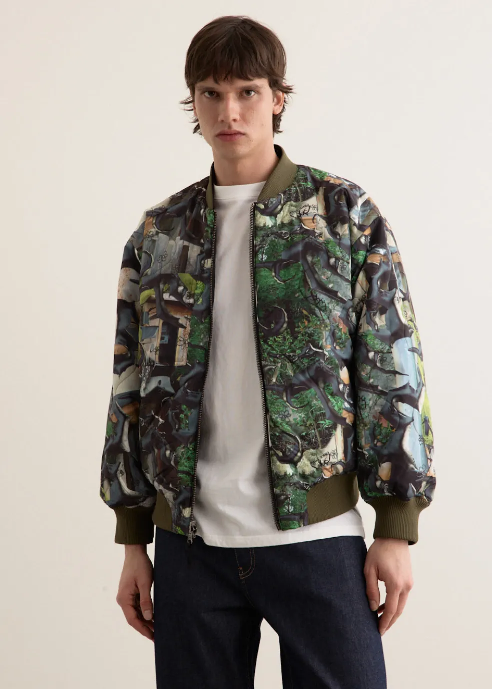 Real Tree Reversible Bomber Jacket