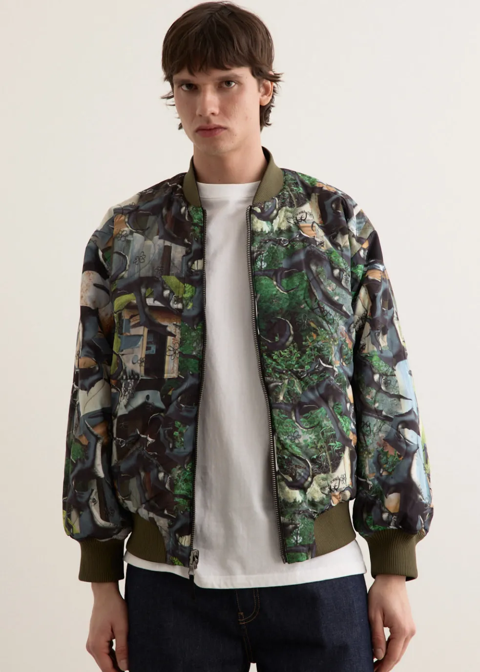 Real Tree Reversible Bomber Jacket