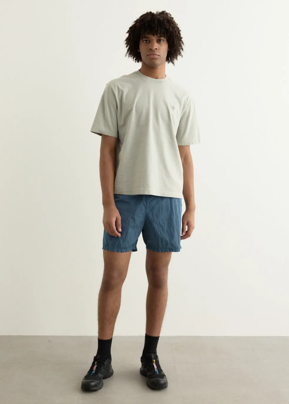 Regular Fit Compass Patch Overdyed T-Shirt