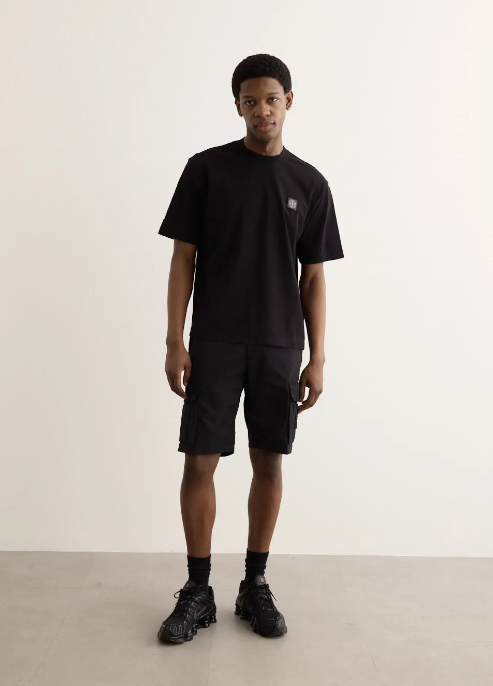 Regular Fit Compass Patch Overdyed T-Shirt