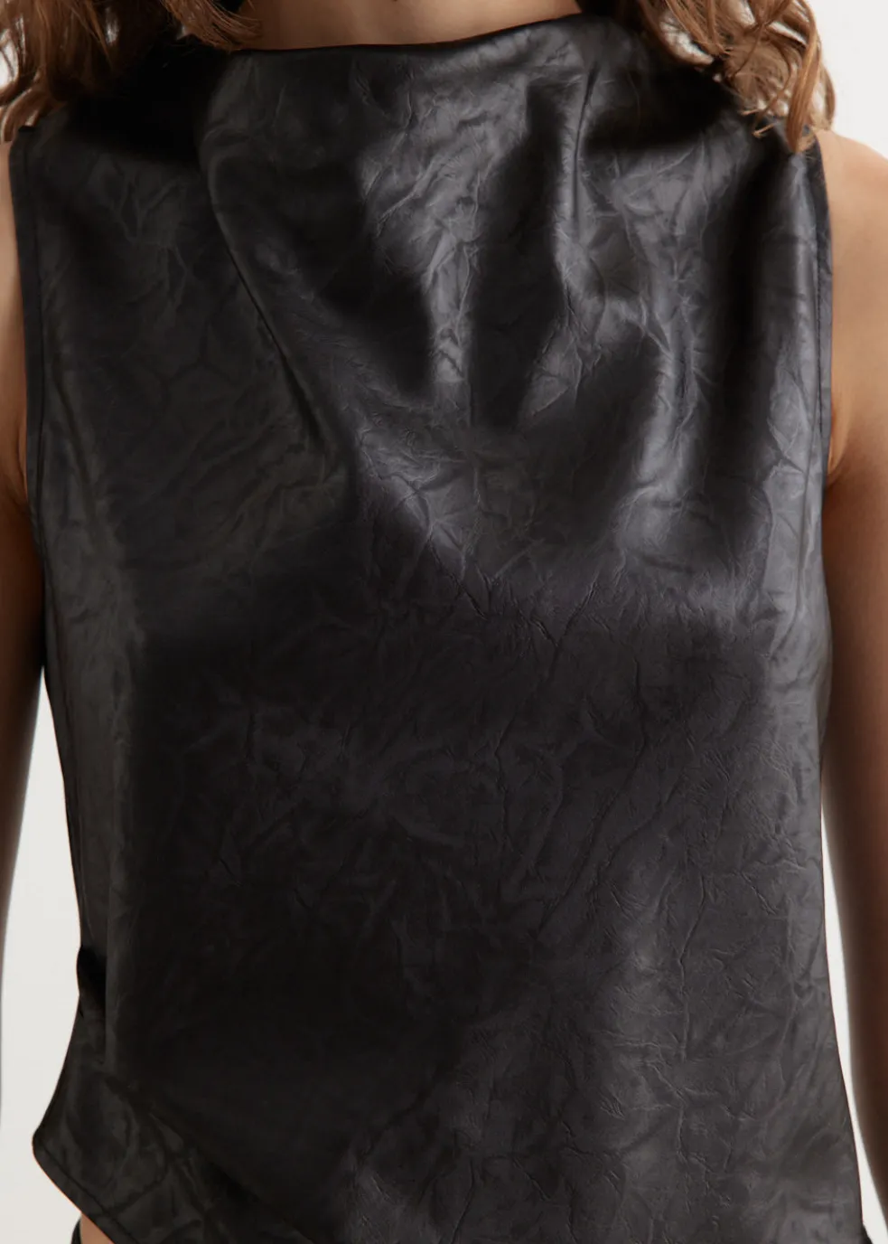 Reign Cowl Satin Top