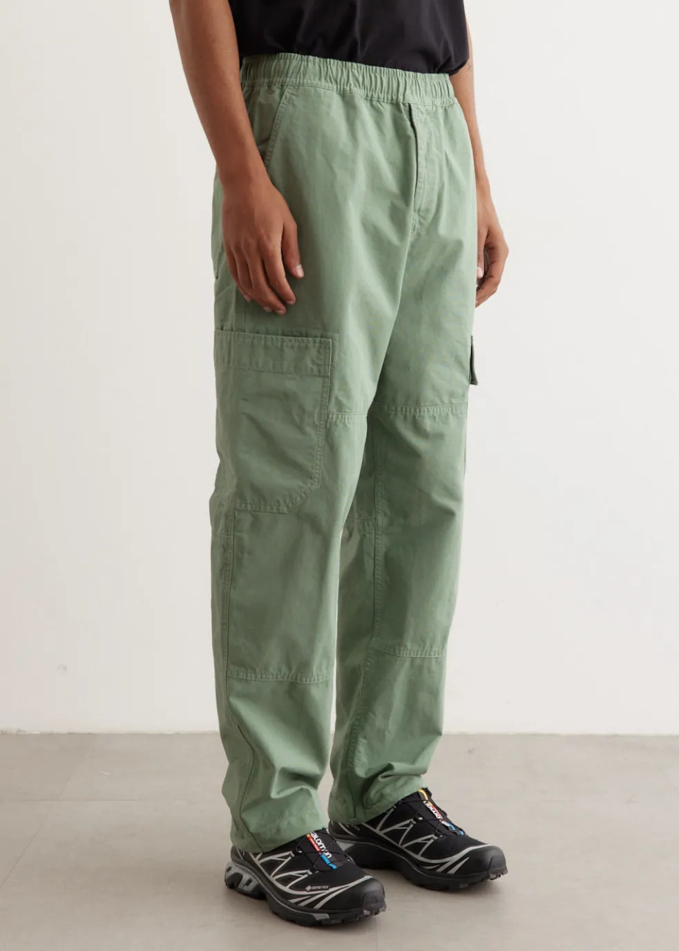 Relaxed Fit Cotton Ripstop Cargo Pants