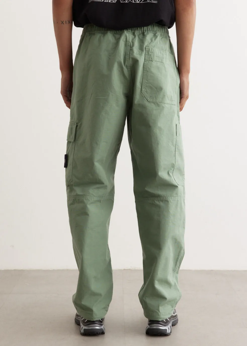 Relaxed Fit Cotton Ripstop Cargo Pants