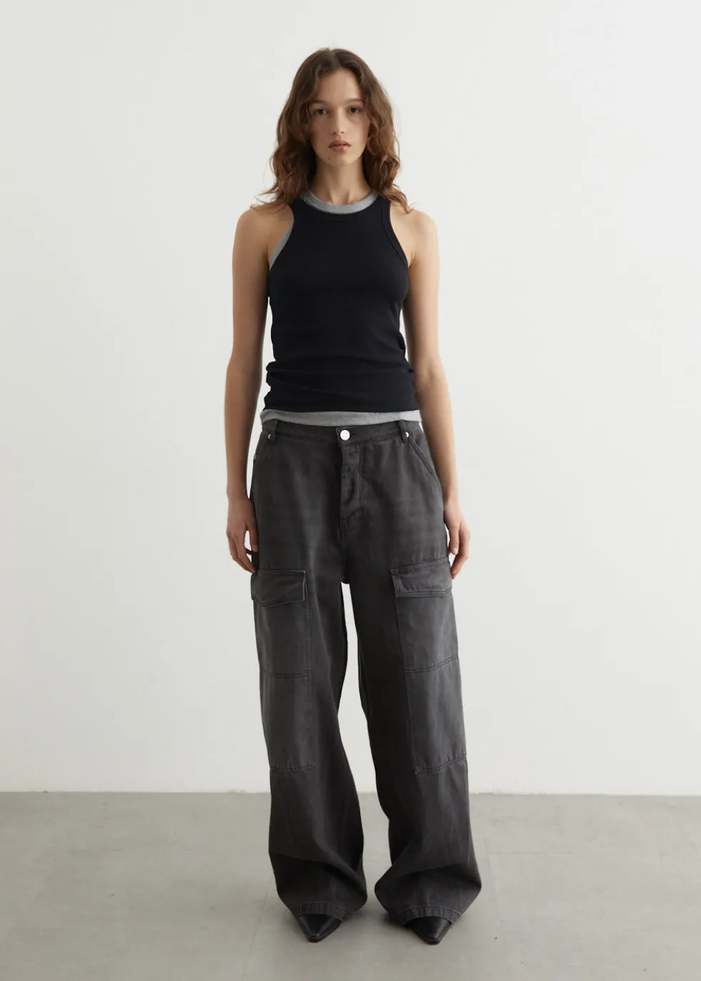 Relaxed Worker Baggy Pants
