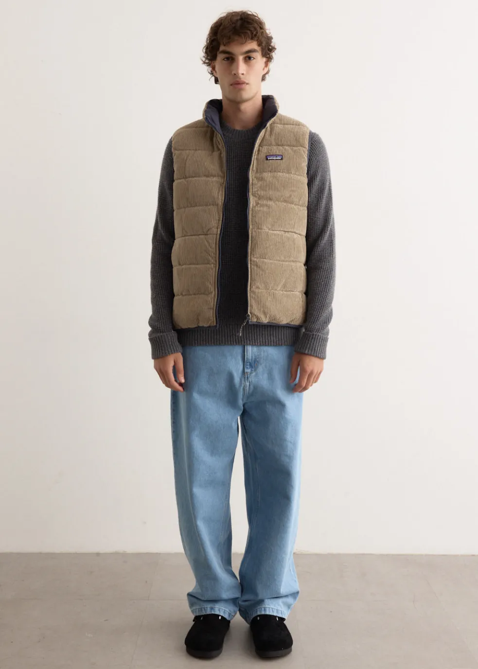 Reversible Cotton Down Vest