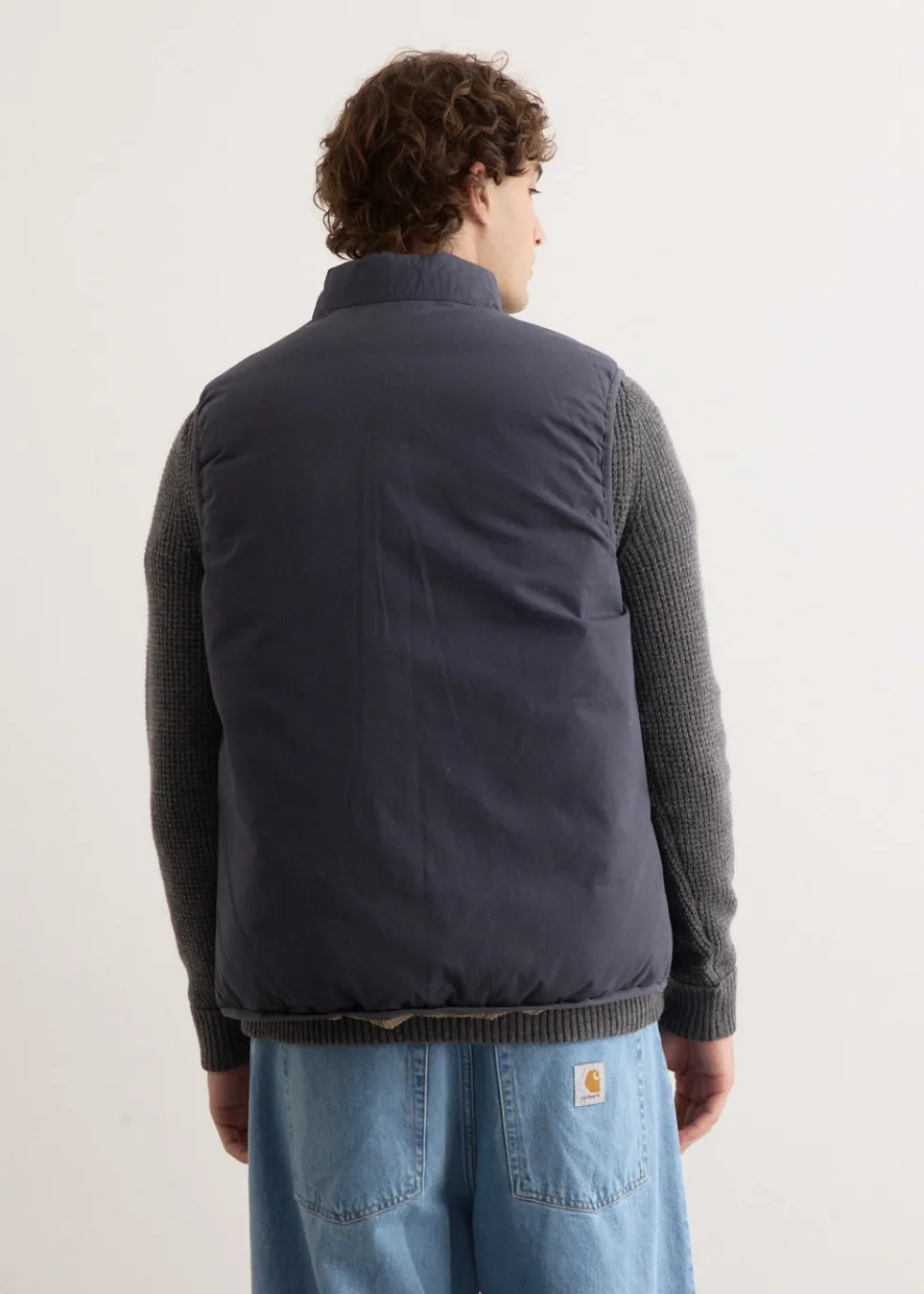 Reversible Cotton Down Vest