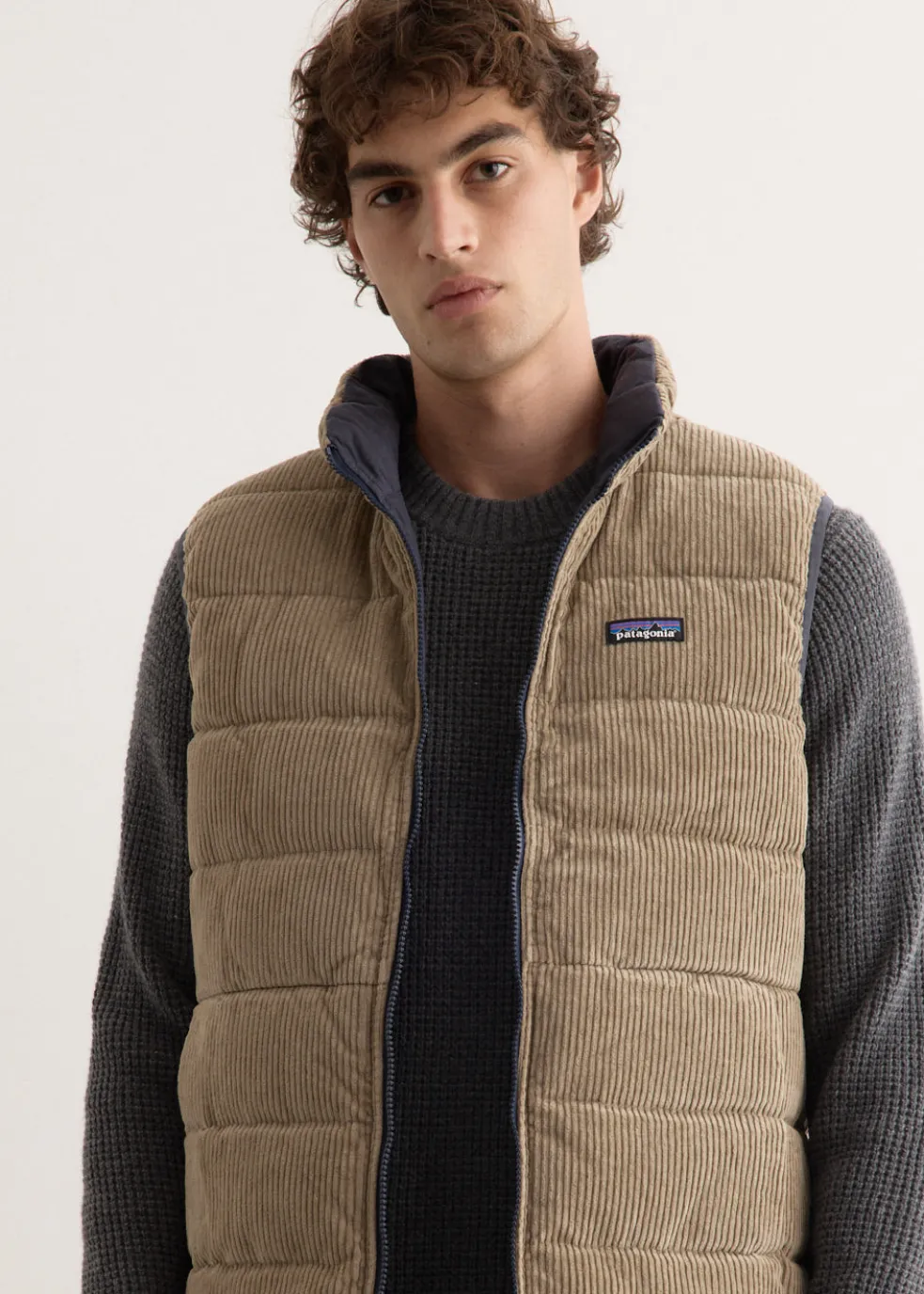 Reversible Cotton Down Vest