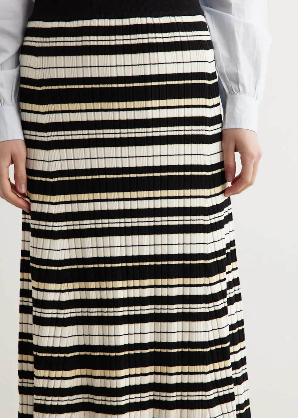 Rib Long Skirt