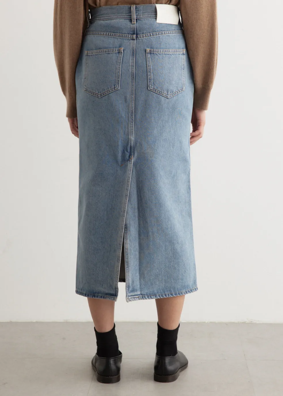 Rona Long Denim Skirt