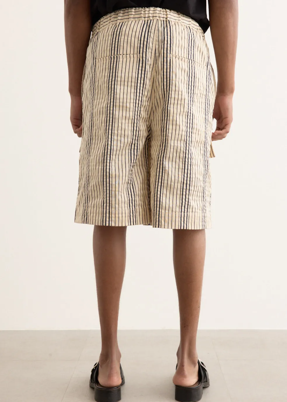 Rope Stripe Pocket Shorts