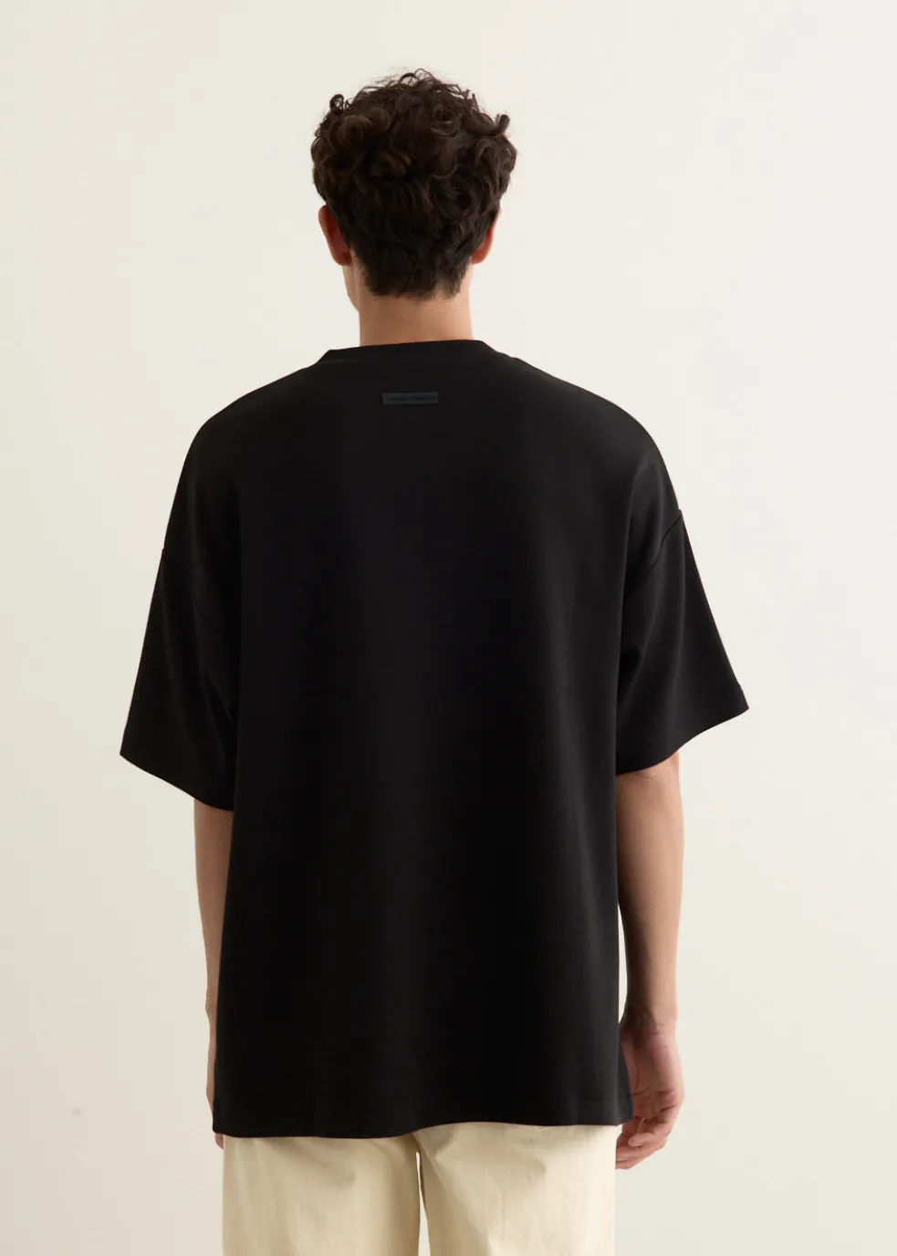 90s Fit Pique Crewneck T-Shirt