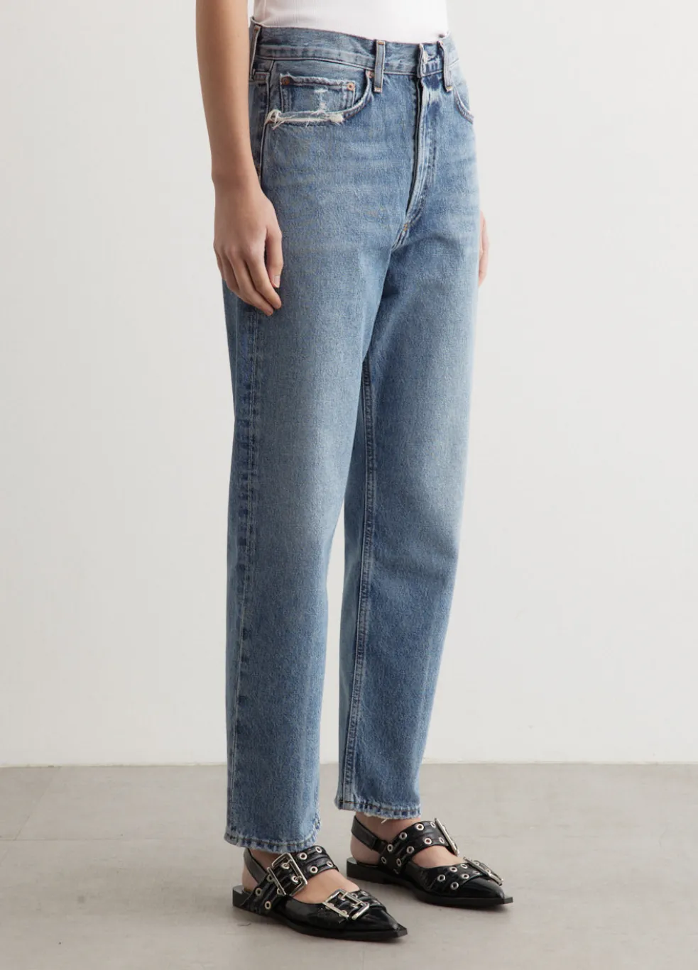 90's Mid Rise Straight Jeans