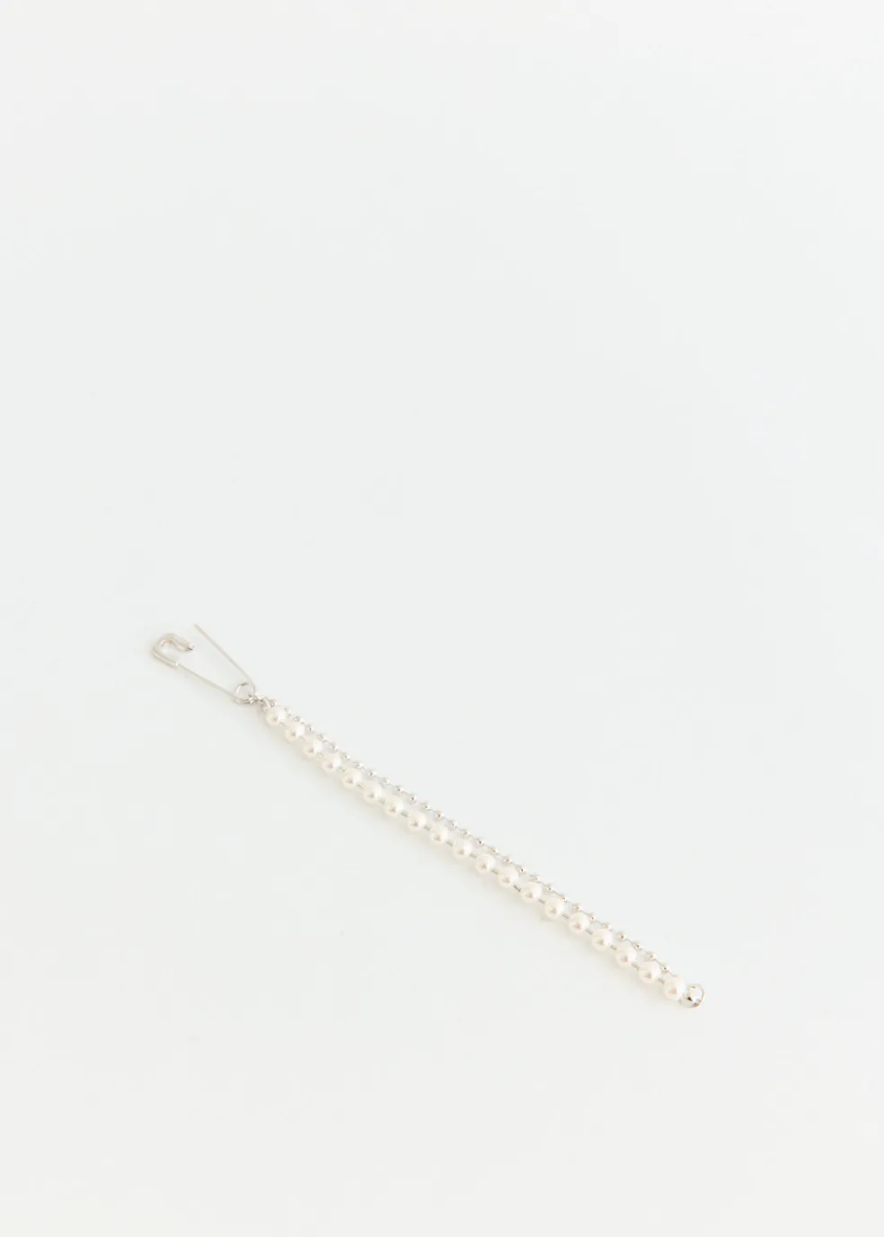 Safety Pin Pearl Bracelet