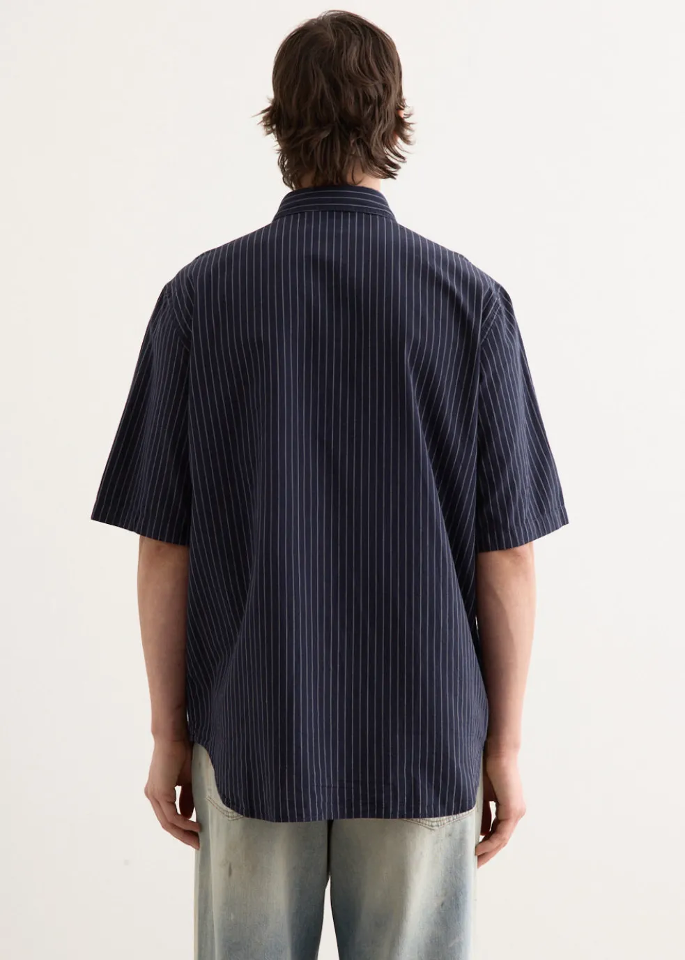 Sarow SS Poplin Stripe Shirt