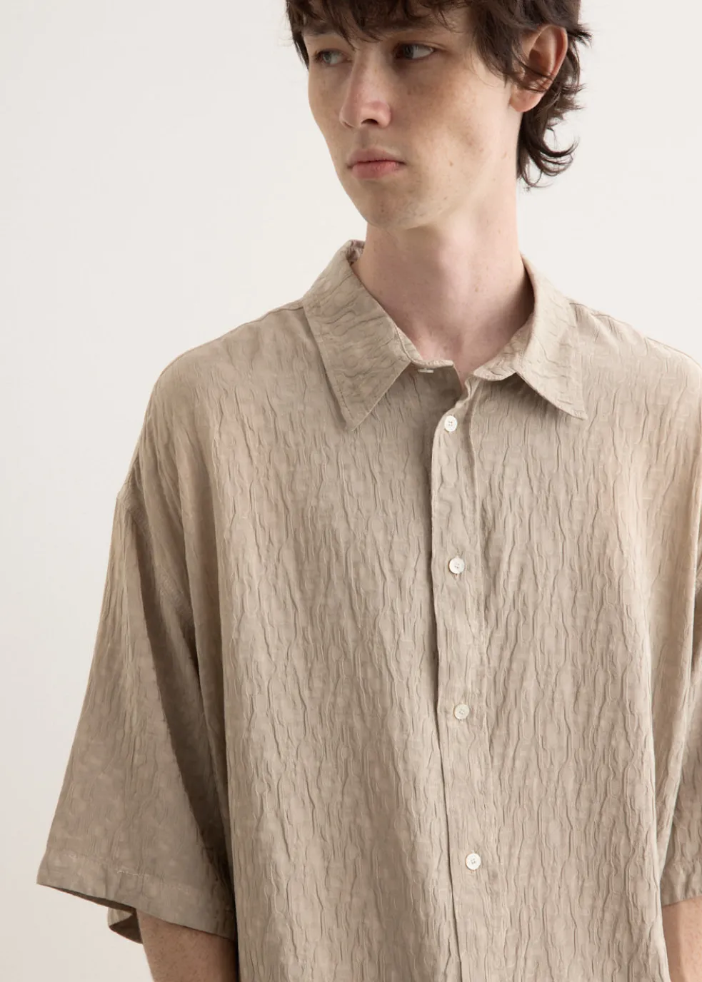 Setar Short Sleeve Monogram Shirt