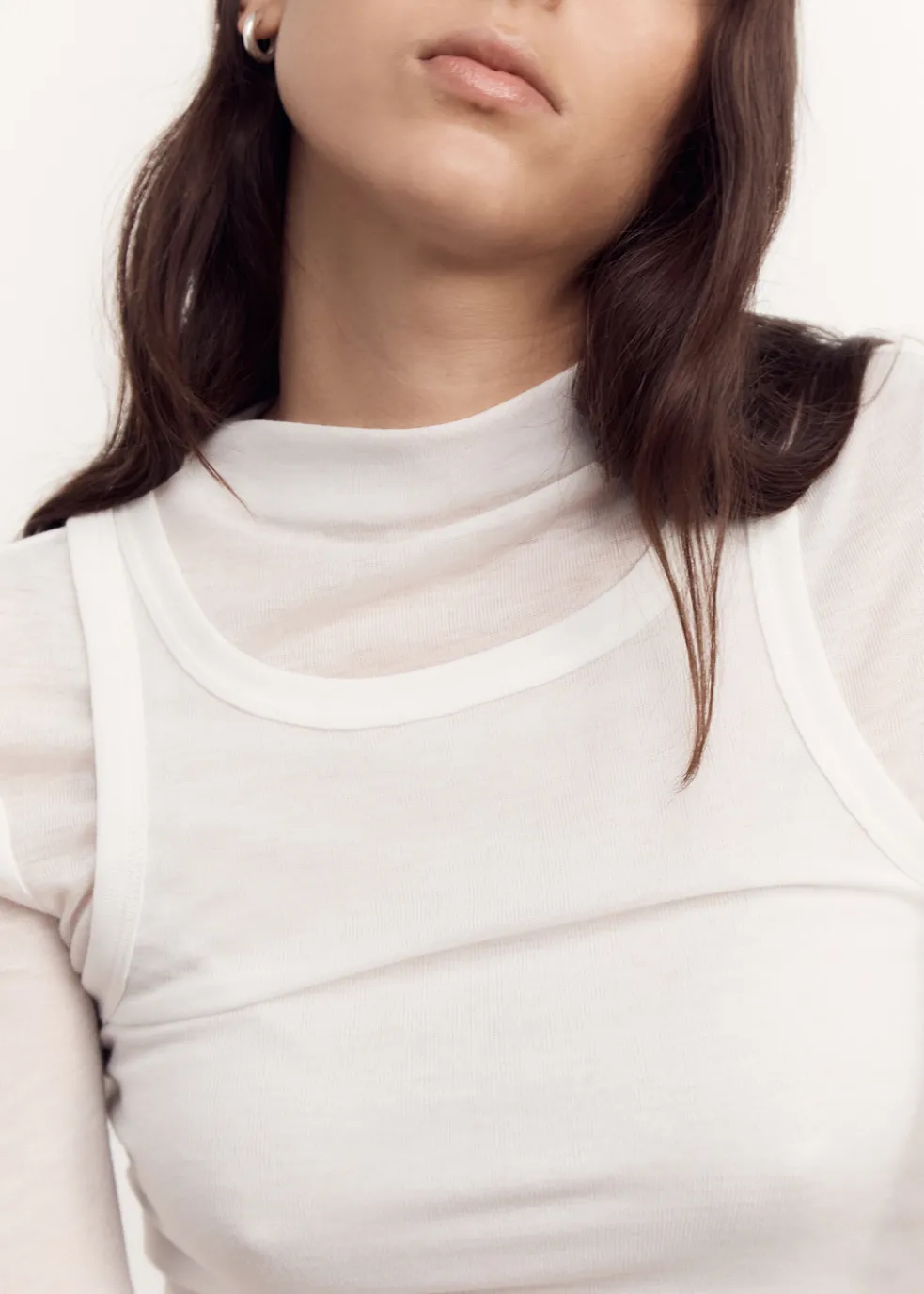 Shade Double Layer Long Sleeve Top