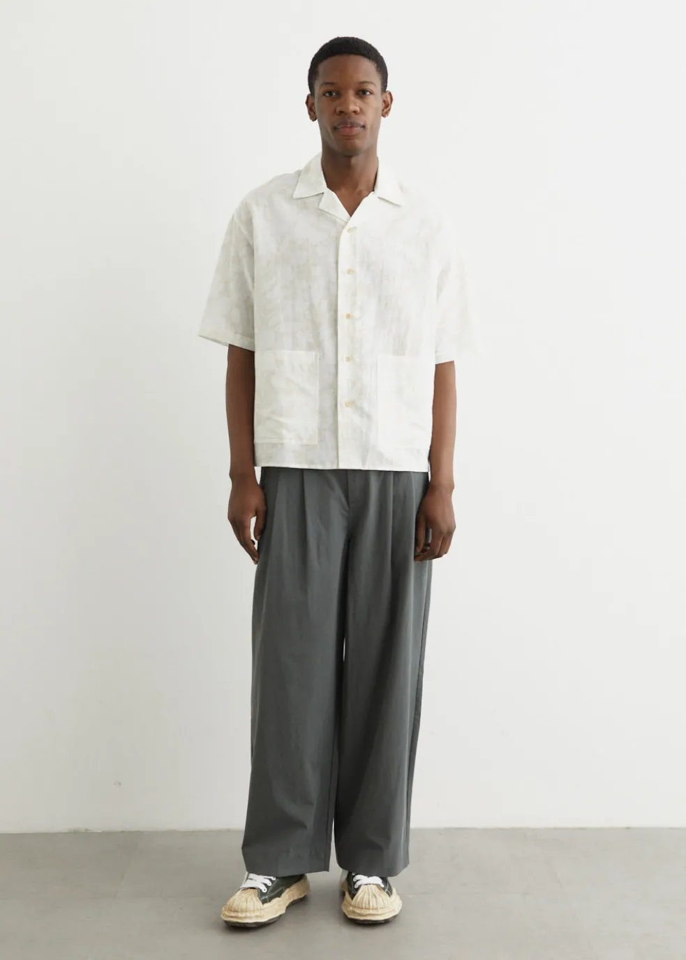 Shadows Boxy Camp Collar Shirt