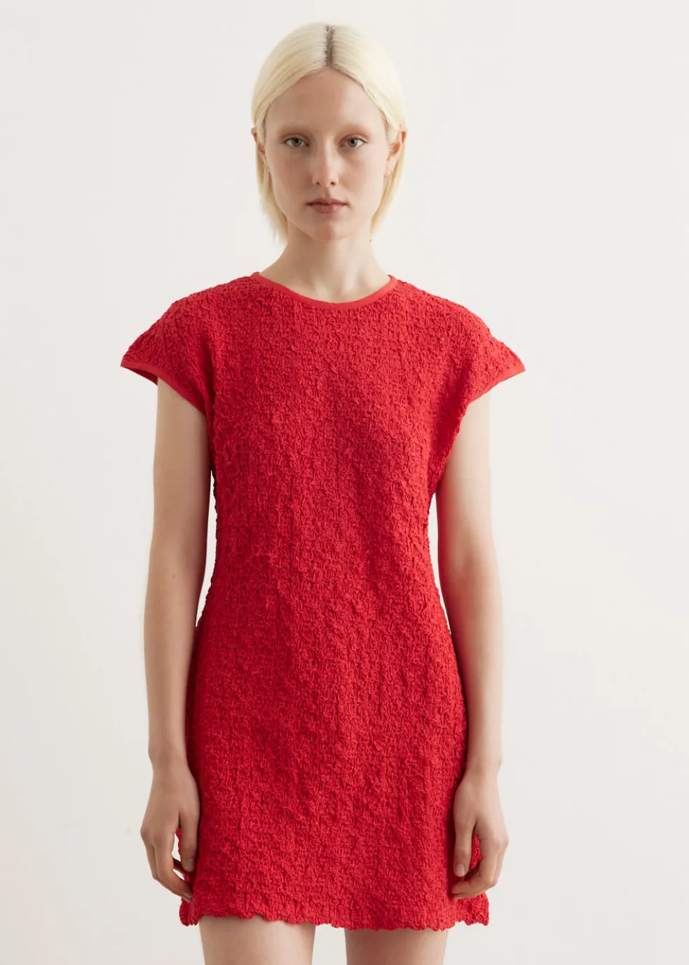 Shirred Cotton Dress