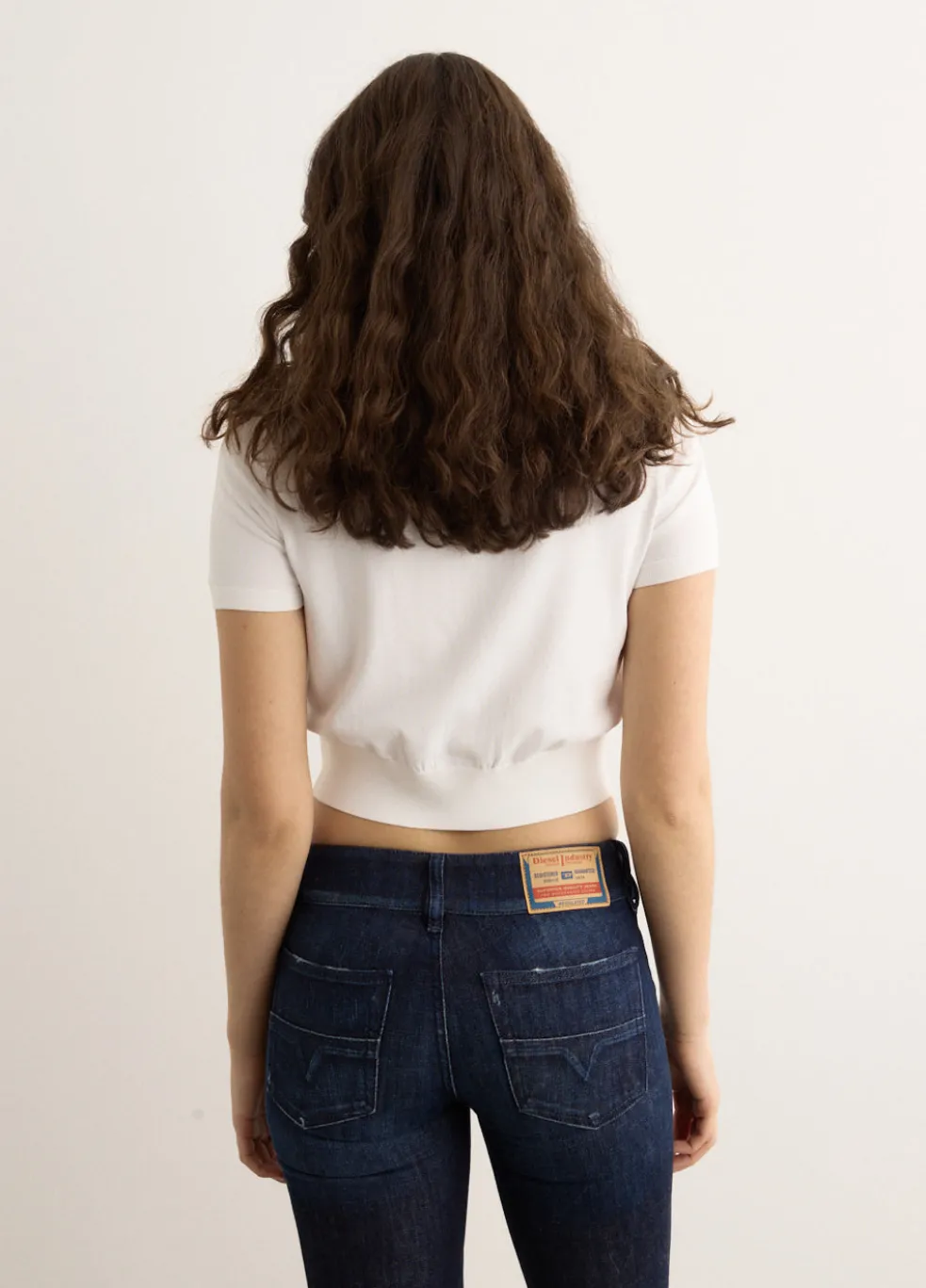 Short Sleeve Polo Cardigan With Embroidered Logo