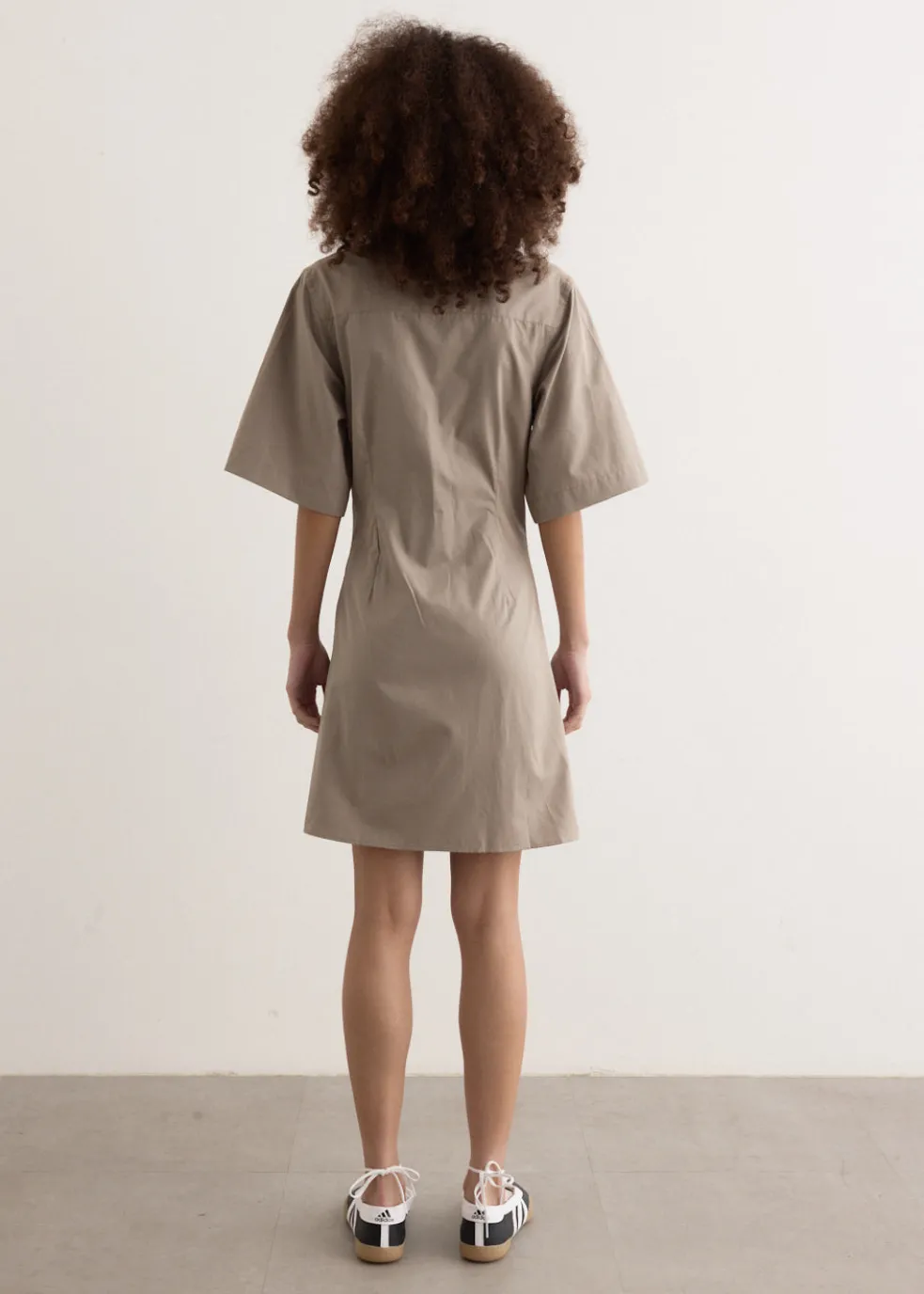 Short Sleeve Shirt Dress