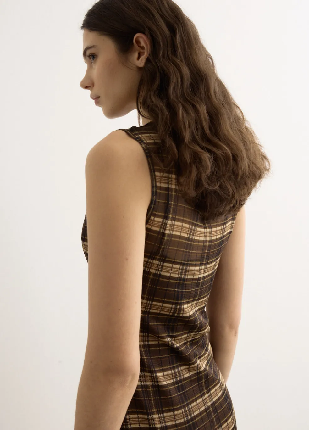 Silk Mesh Maxi Dress