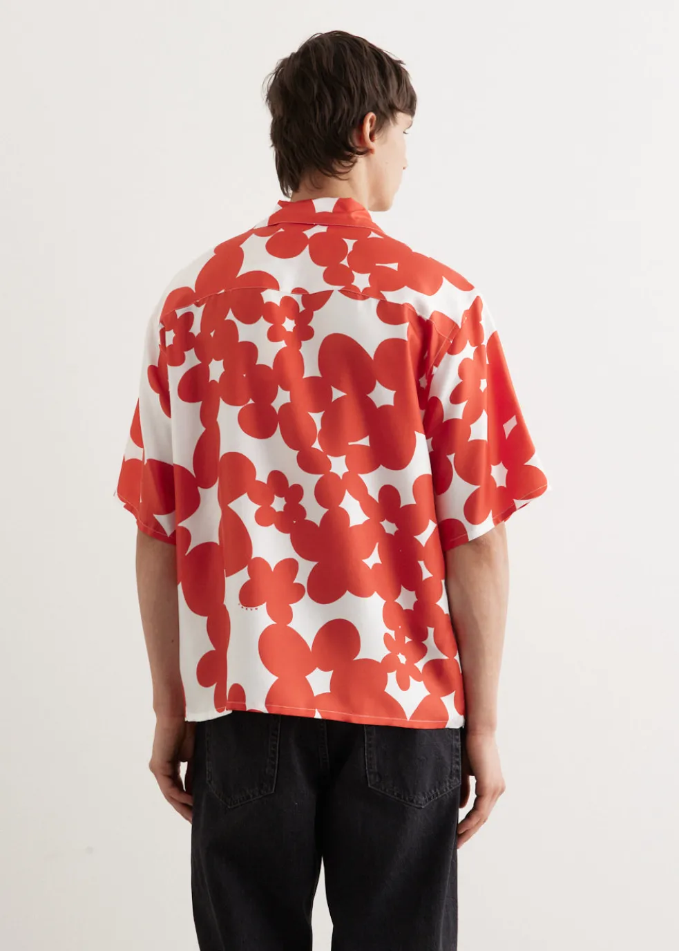 Silk Twill Printed Shirt