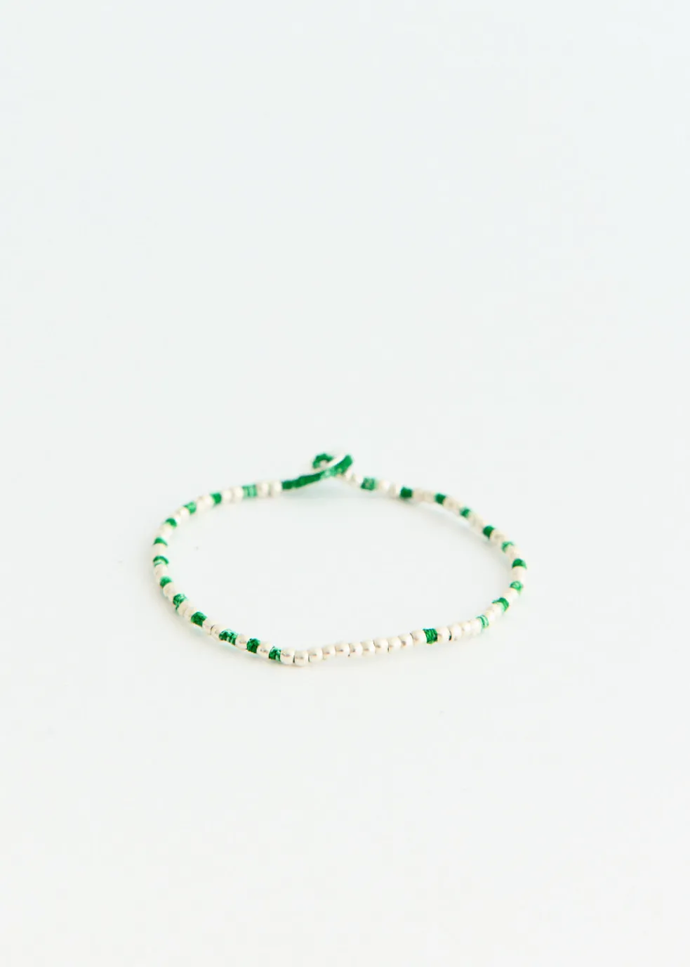 Silver Beads Bracelet