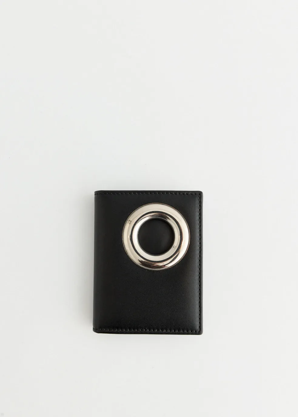 Silver Eyelet Bifold Wallet