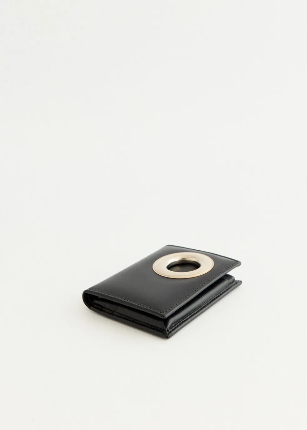 Silver Eyelet Bifold Wallet