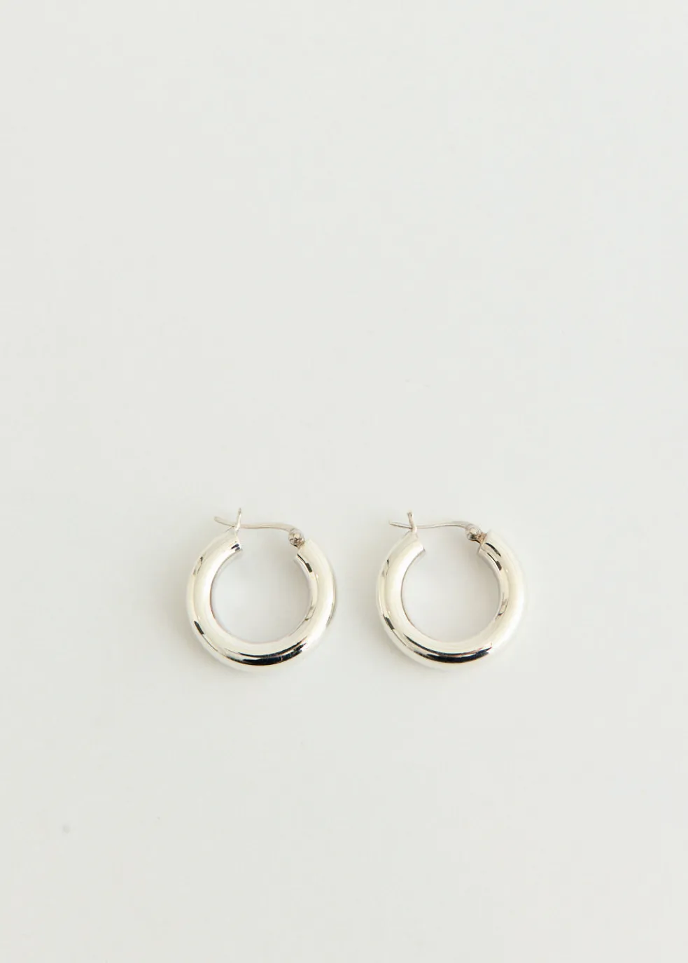 Silver Hoop Earrings