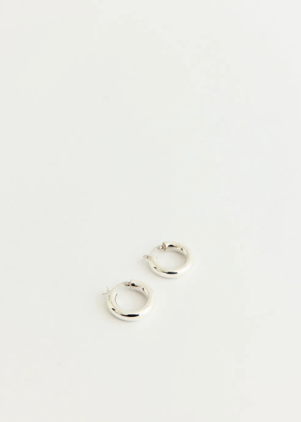 Silver Hoop Earrings