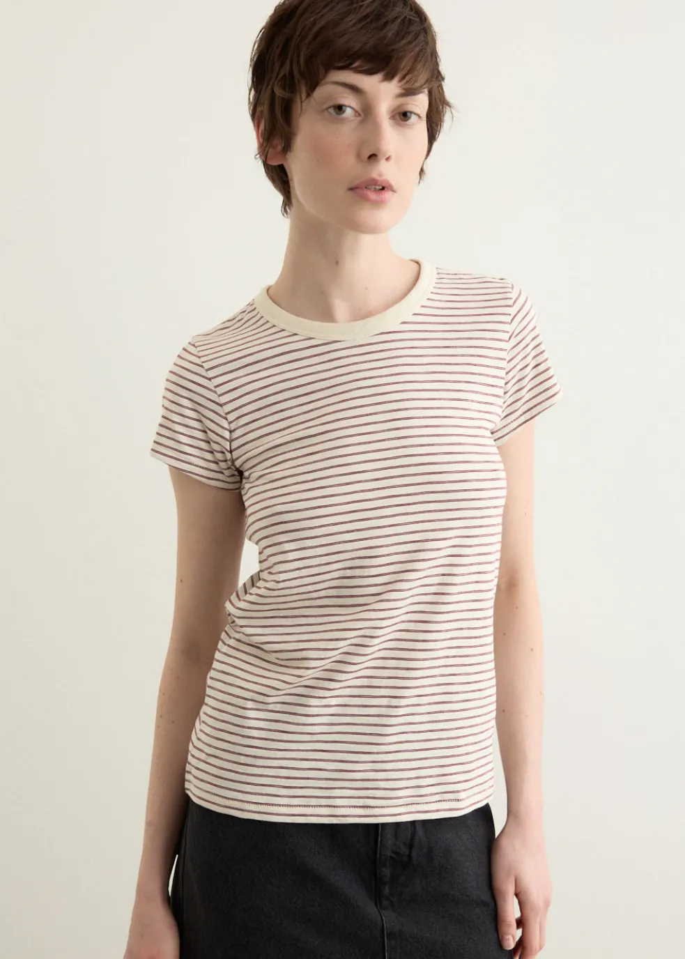 Slub Stripe T-Shirt