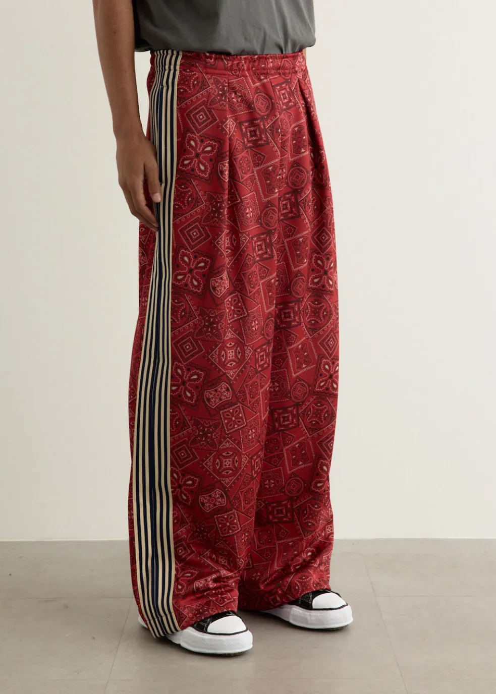 Smooth Jersey COOKIE Bandanna Baggy Track Pants