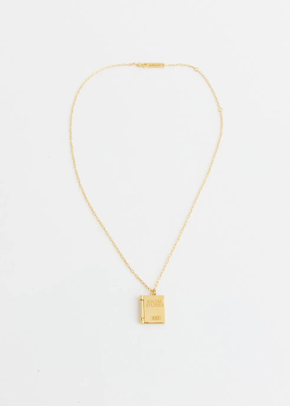 Social Studies Locket Necklace