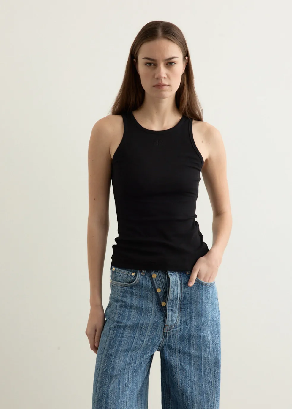 Soft Cotton Rib Tank Top