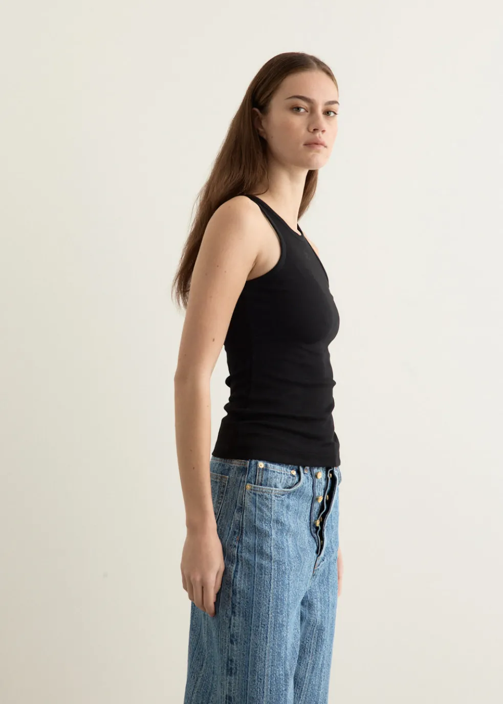 Soft Cotton Rib Tank Top