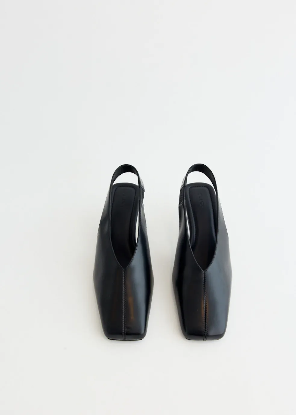 Square Toe Sling Back Heel