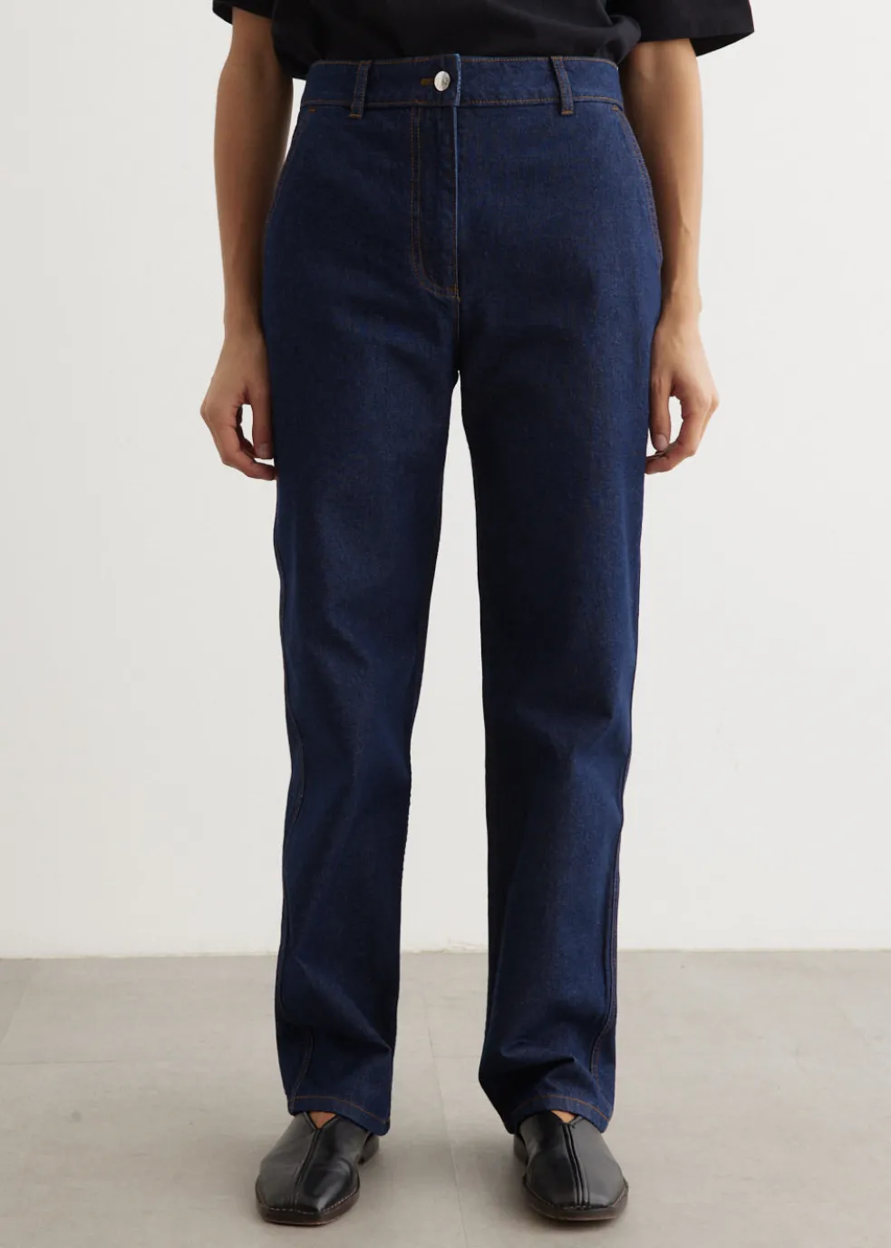 Straight Denim Jeans