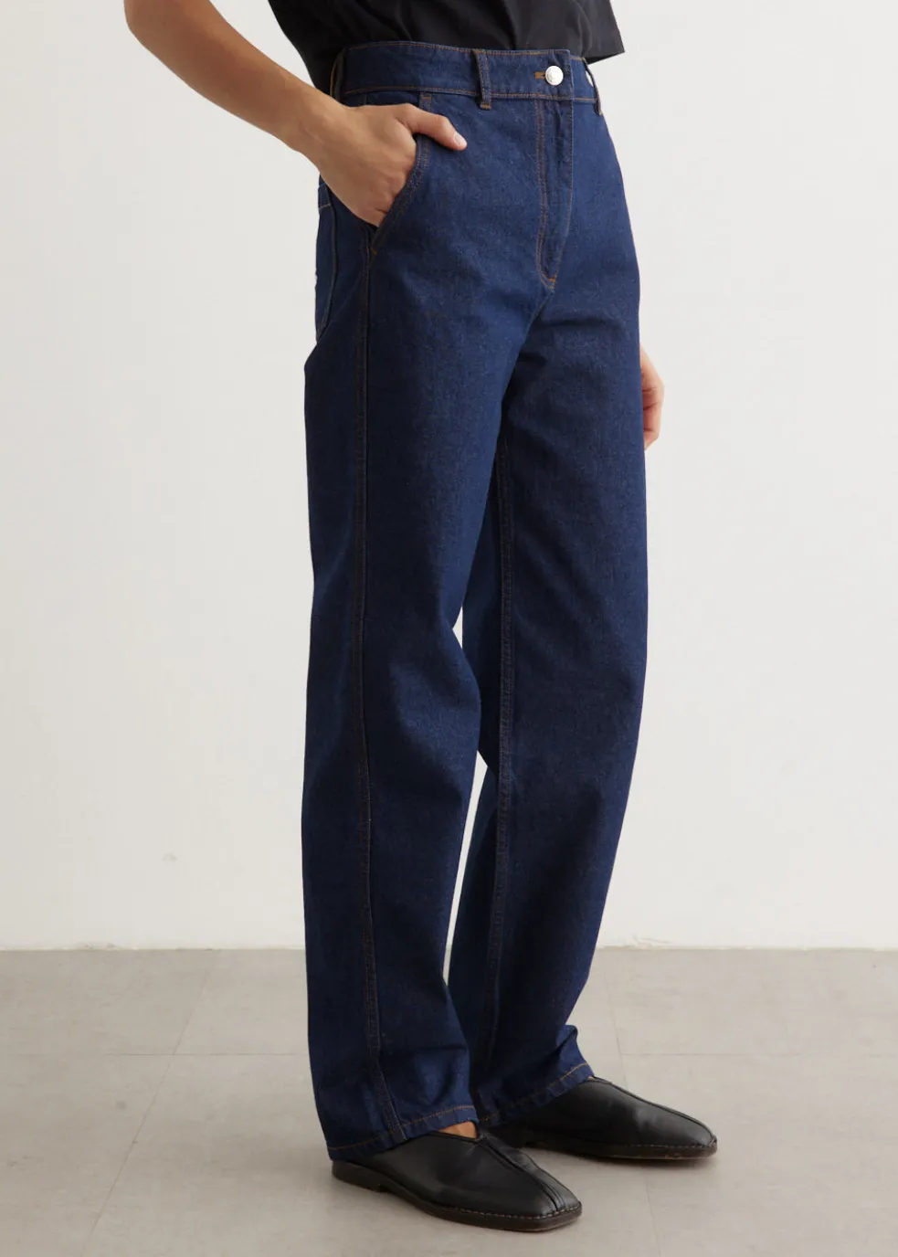 Straight Denim Jeans