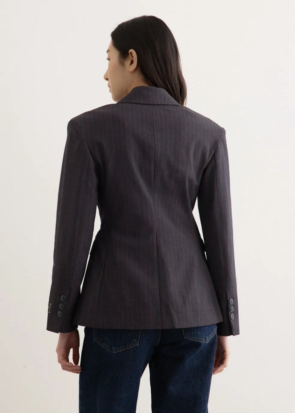 Stretch Stripe Blazer