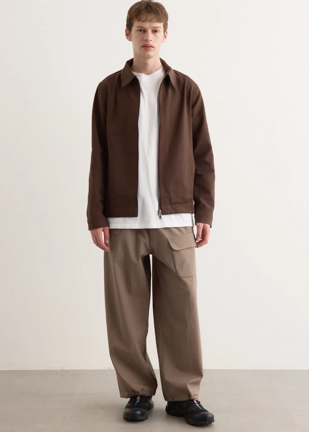 String Cuff Balloon Pants