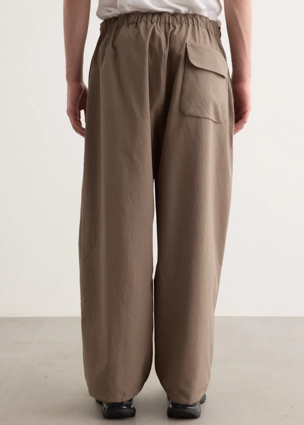 String Cuff Balloon Pants