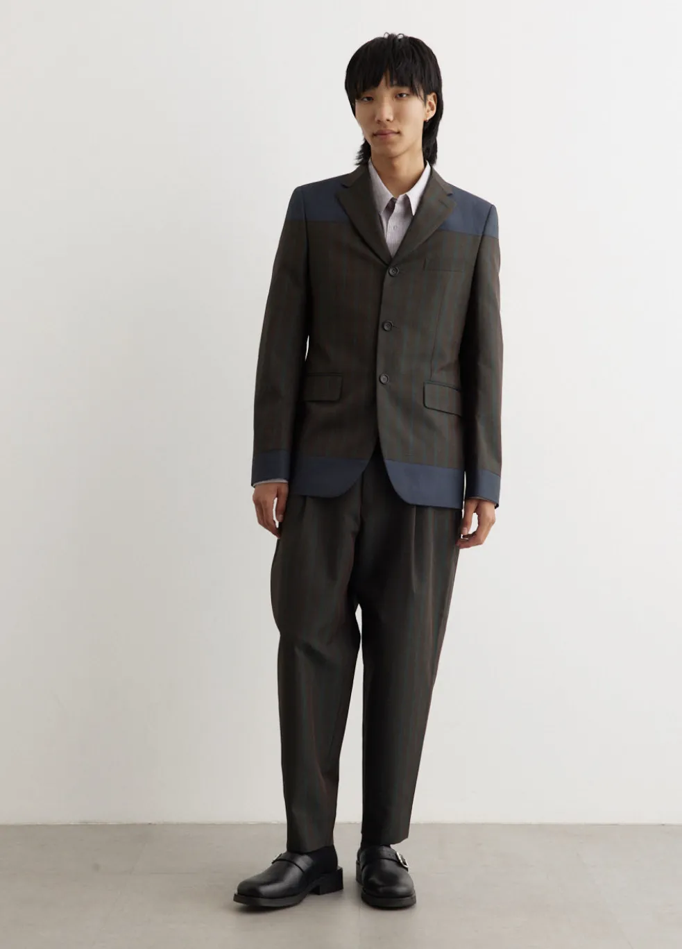 Stripe Blocked Jacket